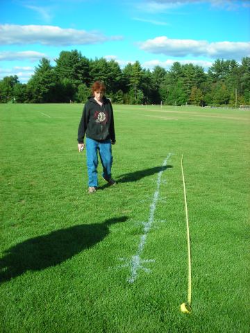 Marking the post locations
